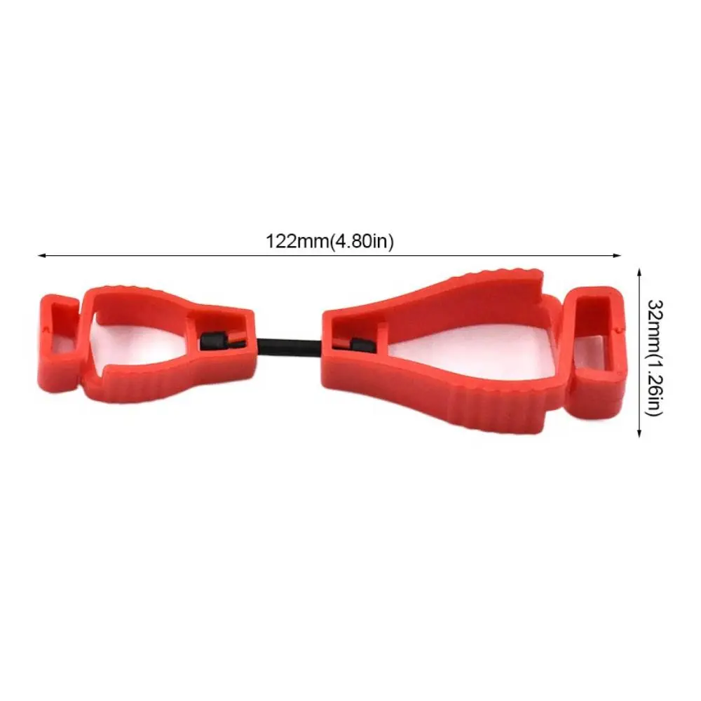10pcs Multi-Purpose Glove Grabber Clip Anti-lost Safety Glove Holder Hanger Plastic Carry-On Working Gloves Clips Outdoors - view 6