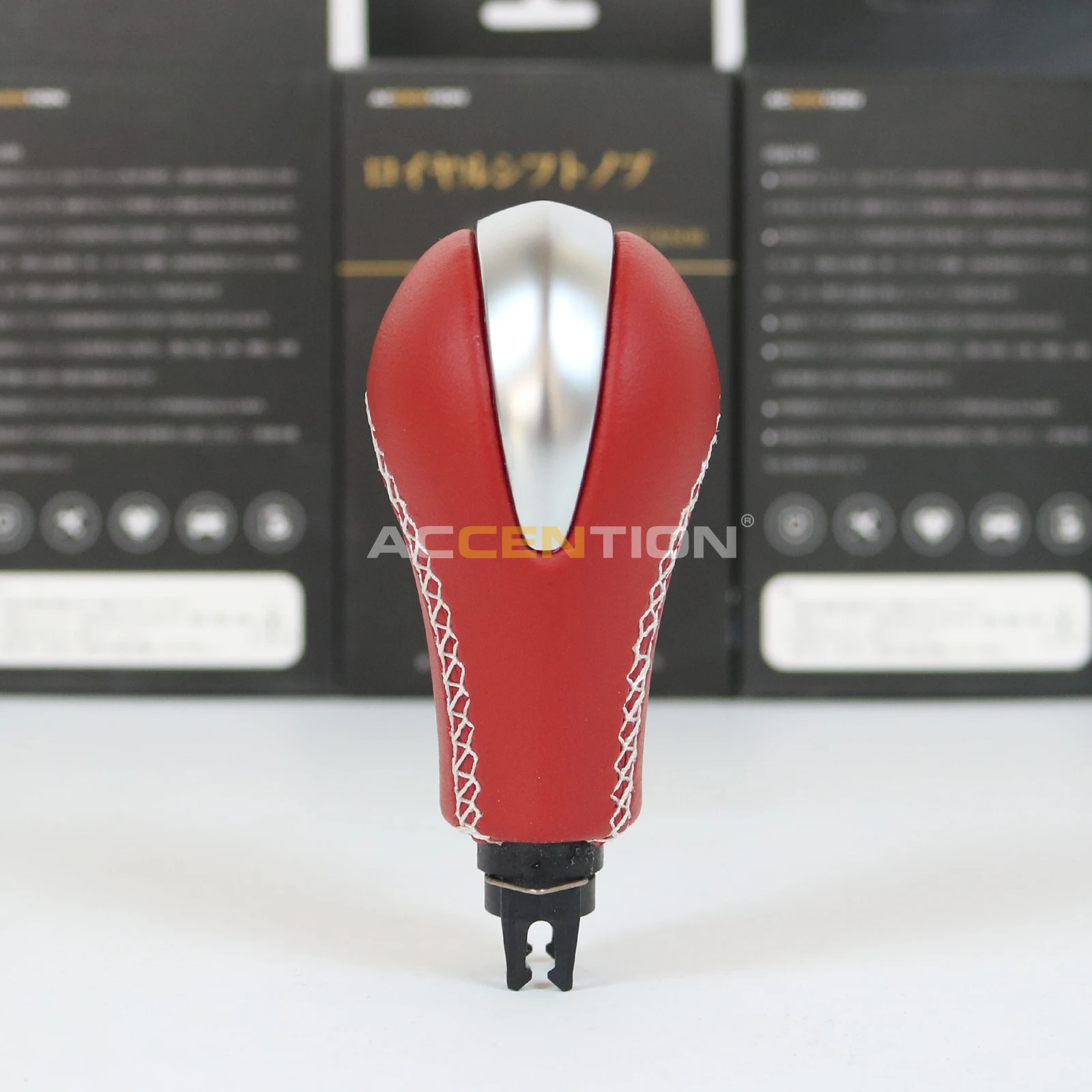 

Red Leather Gear Shift Knob For Infiniti G25 G37 FX37 EX37 QX70 Q60 QX50