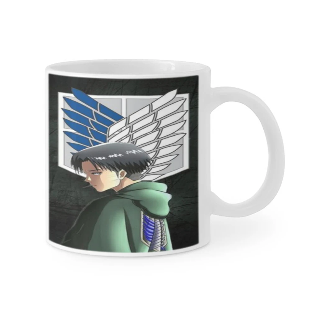 Wings of Liberty Attack on Titan Retro Ceramics Coffee Mug Cute Gamer Birthday Gift Back To School Mug