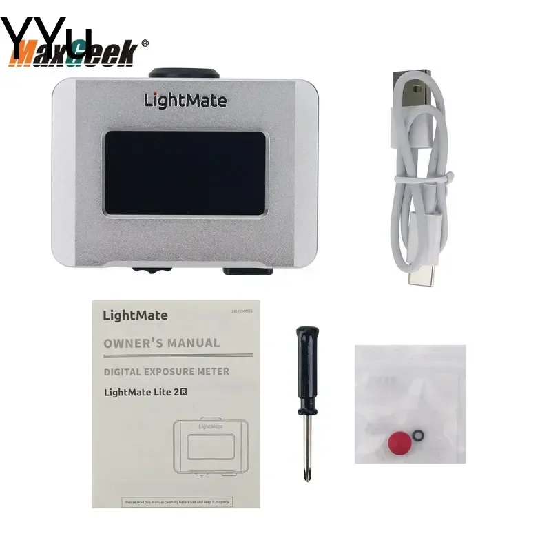 custom for Maxgeek custom for LightMate 2R Digital Exposure Meter 30 Degree FOV High Precision Ambient Light Meter for Film