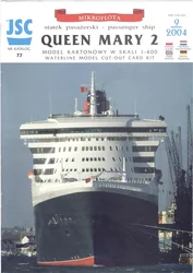 Military Navy Warship Paper Model Queen Mary 2