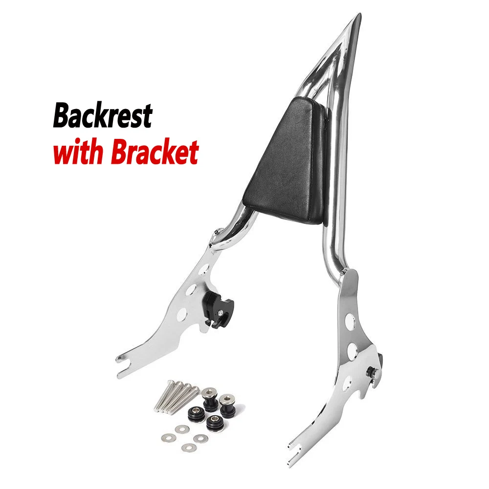High quality backrest For Harley ‌XL1200V Seventy-Two Bobber X72 quick detachable pointed bow rear backrest passenger cushion