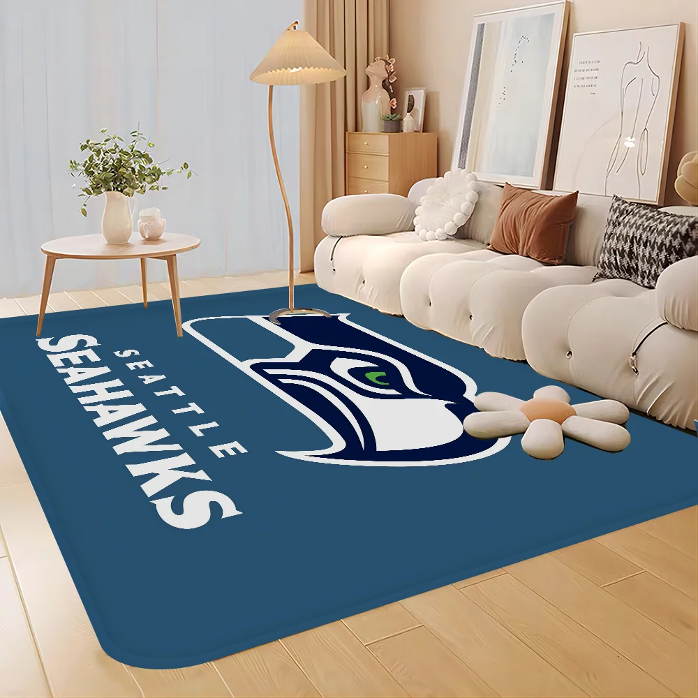 Tappetino con Logo della squadra NFL INS Style Soft Bedroom Floor House lavanderia tappetino antiscivolo tappeti per la casa