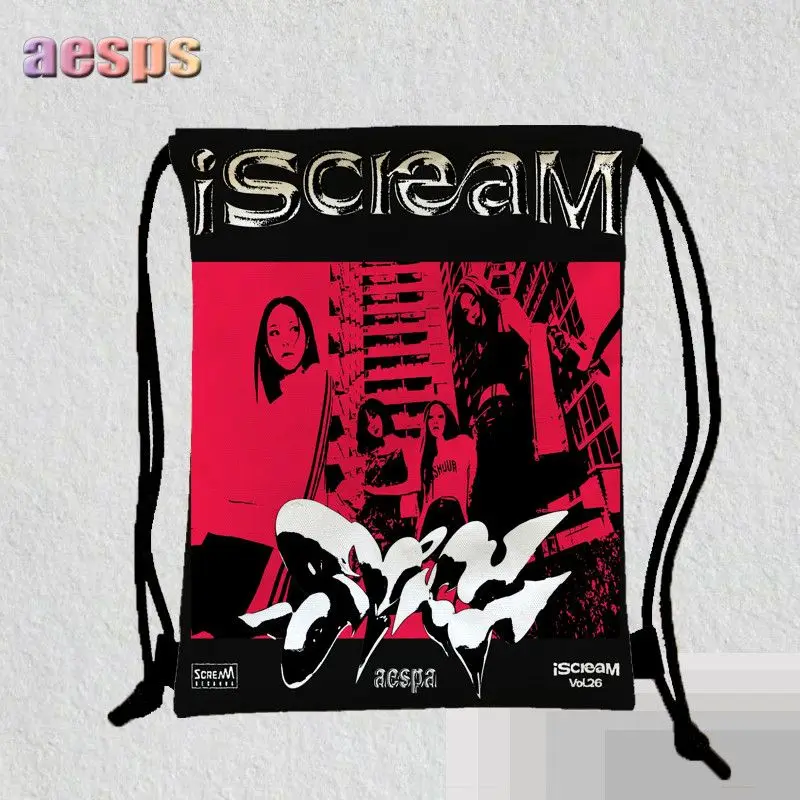 

Aespas Non Woven Drawstring Backpack with Drawstring Pockets Men's and Women's Storage Bags Swimming Bag Daily Necessities