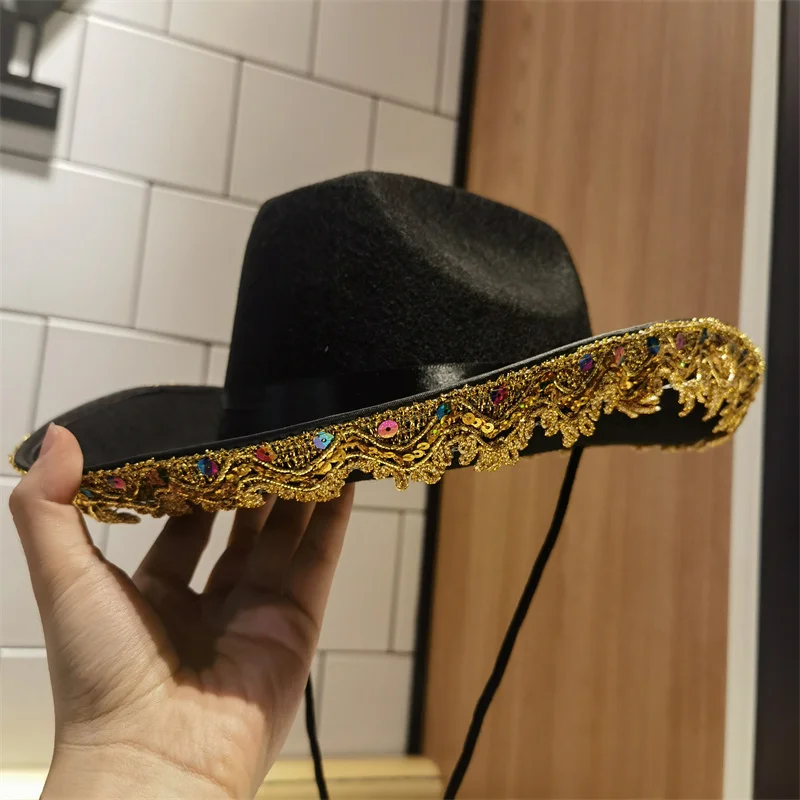 Cowboy Hat Man Woman Hat Cowboy Cowgirl Pink White Black Wide Brim Outdoor Casual Vintage Casual Wedding Sombrero Vaquero Hombre