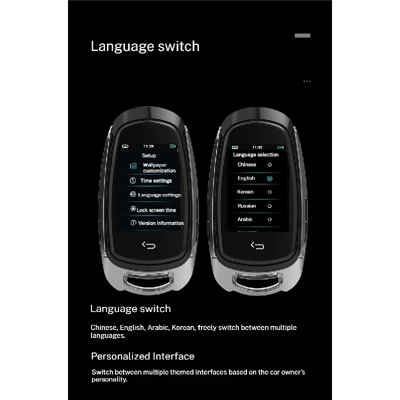 SK05 البعيد LCD مفتاح السيارة الذكية أودي لسيارات BMW بنز أودي فورد تويوتا هوندا BYD تسلا لاند روفر لامبورغيني فولكس فاجن #4