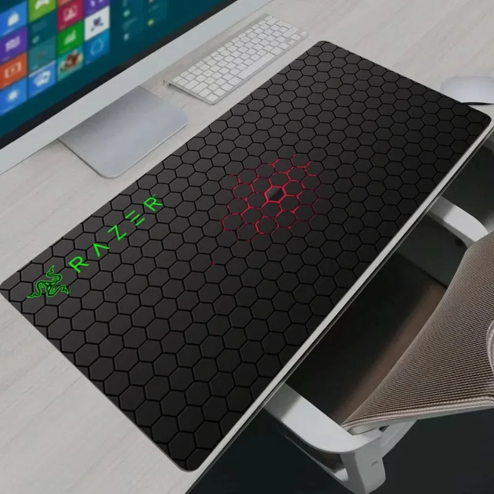CIFBUY XXL Gaming Mouse Pad Anime Razer Hexagon Desk Mat Non-Slip PC Computer Keyboard Office Carpet Gifts Pad