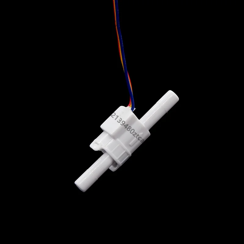 POM Water Flow Sensor, 6.3mm Port, Low Flow Type with Pulse Signal Output, Flow Counter for Water Dispenser