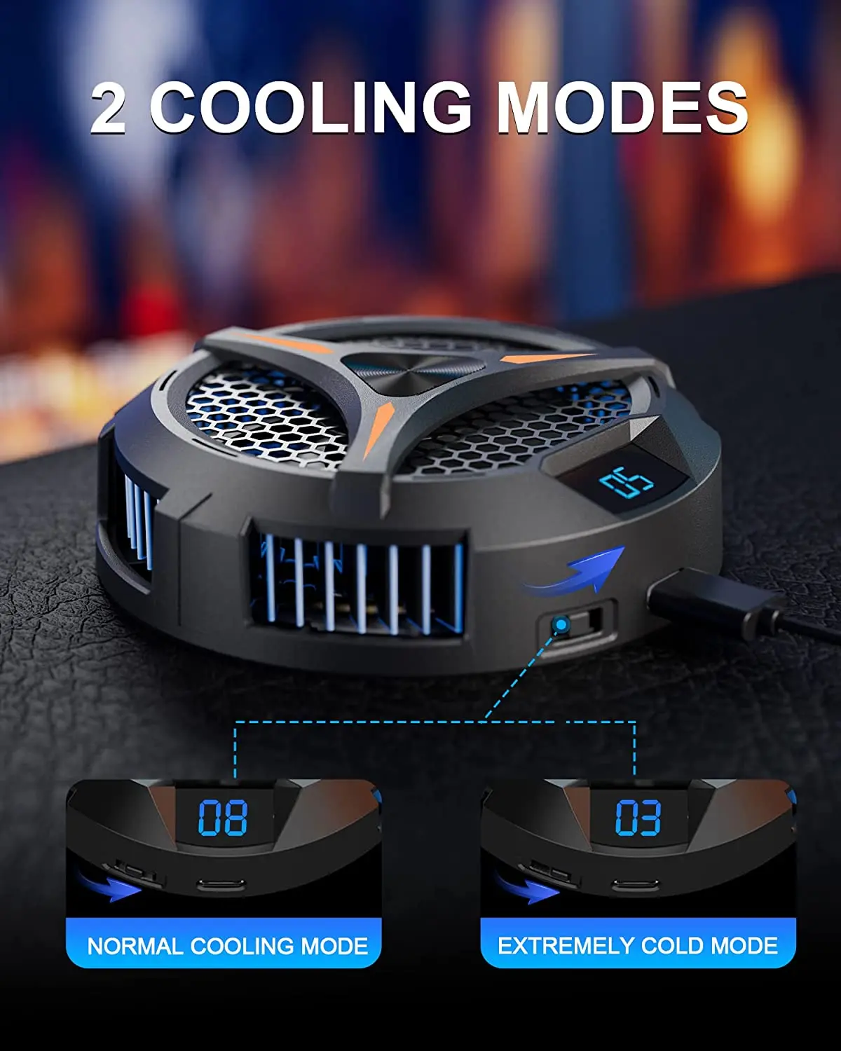 Rog Ally Fan,Semiconductor Cooler for Rog Ally with 7-Blade Fan,RGB Light,Fast Cooling Magnetic Fan Cooler for Rog Ally Handheld