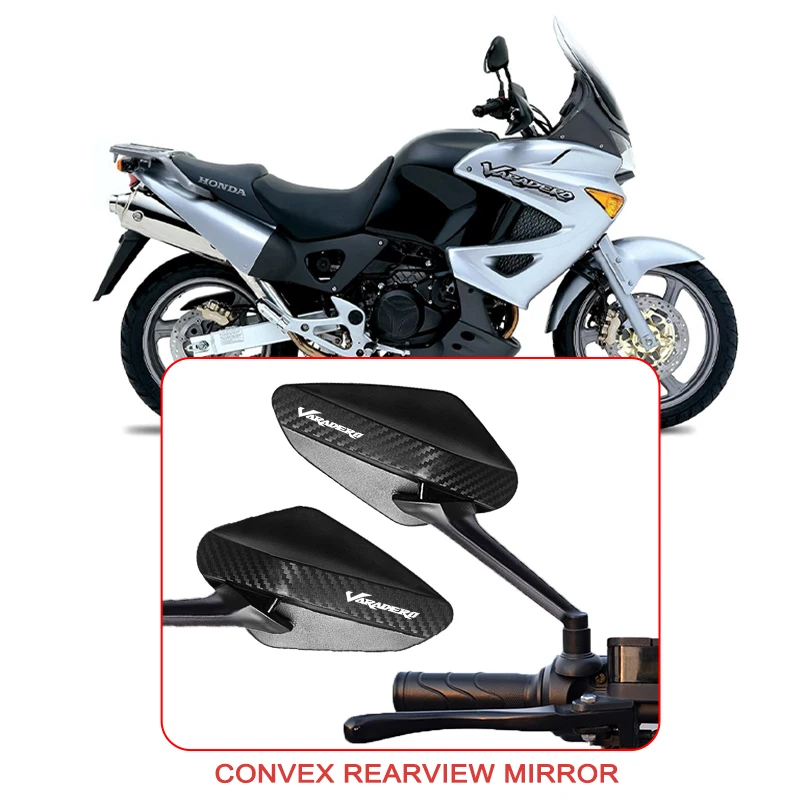 Image of 2 Teile/para Motorrad Anti-Shake Antiglare Weitwinkel Rückspiegel Für Honda Varadero XL1000 Varadero1000 125 Zubehör