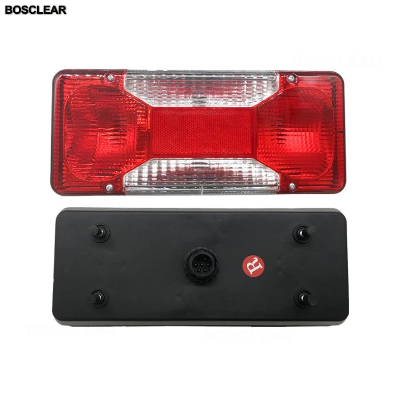 For Iveco Scania Volvo Mercedes Benz Daf Man Renault Other European Truck Tail Light Trailer Rear Taillights License Plate Lamp