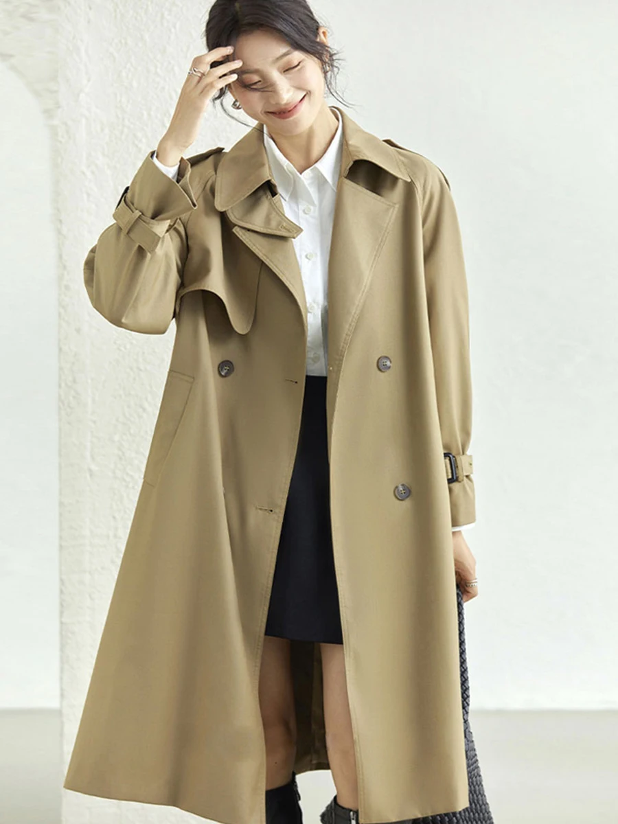 

Women's Clothing Mid-Length High-Grade Trench Coat Autumn New NO.9