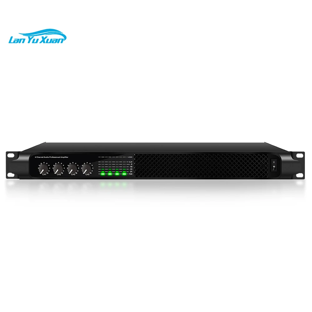 

Biner T1400 High Quality 4 channel High Power Digital Post Power Amplifier professional 400W*4