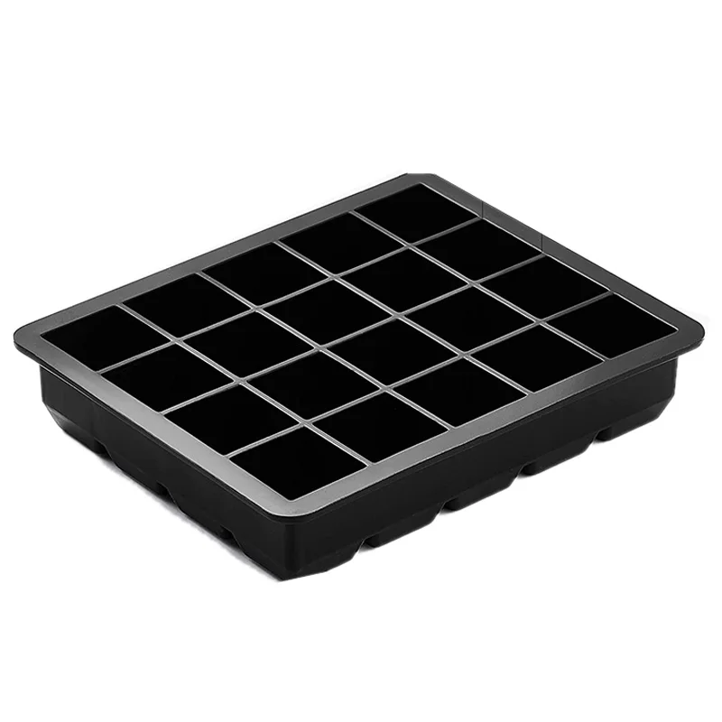 

Silicone Ice Cube Trays 1Inch Ice Tray Small Cube, 40 Cavities Square Ice Cube Mold For Chilling Cocktail Making Ice