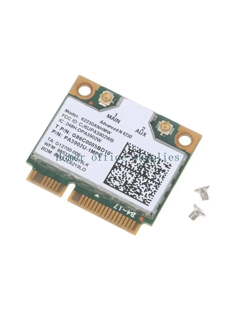 

K43B 6230ANHMW 802.11a/b/g/n 300 Мбит/с Сетевая карта Half Mini PCie Беспроводная Wi-Fi карта BT-совместимая для Advanced-N