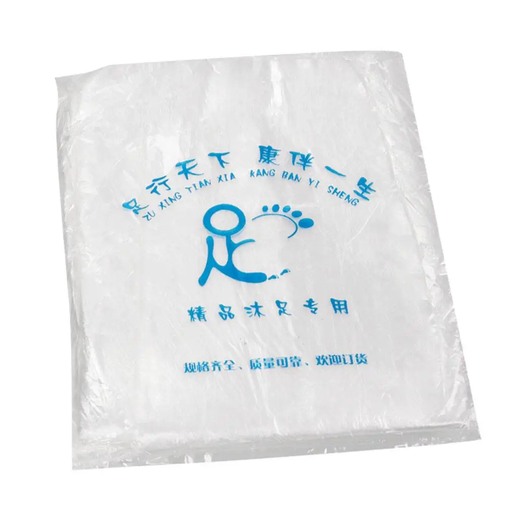 80pcs Disposable Foot Bags for Pedicure Tub Sanitary Bath Basin Liners with Heat Retention
