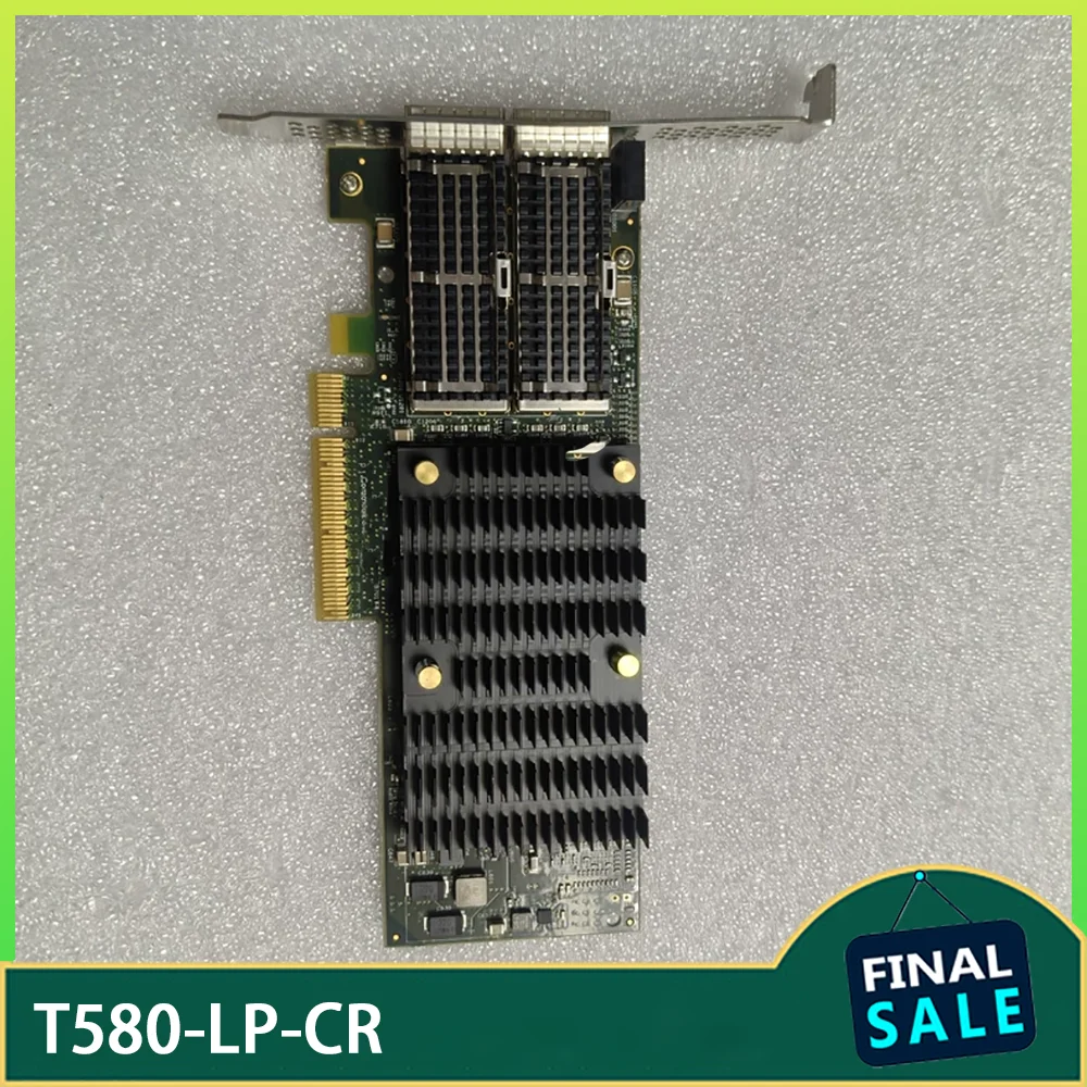 

T580-LP-CR 40GbE QSFP580 T580 Dual-port Network Card MSIP-REM-CC2-T 110-1164-50