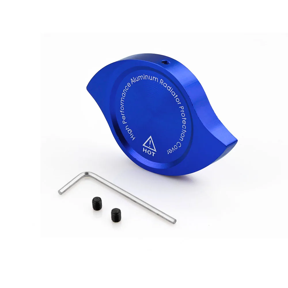 Rastp-blue aluminium kühler deckel abdeckung fit für honda accord bürger CR-V CR-Z crx stadt RS-CAP007