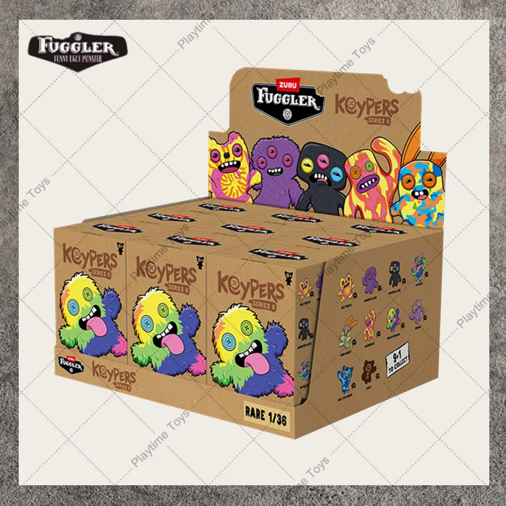 FUGG KEYPER Stofftier, neue Blindbox, Serie 6, Fuggler Monster, Original-Plüschtiere, flauschiger Rucksack, hängende Puppe, Geburtstagsgeschenk
