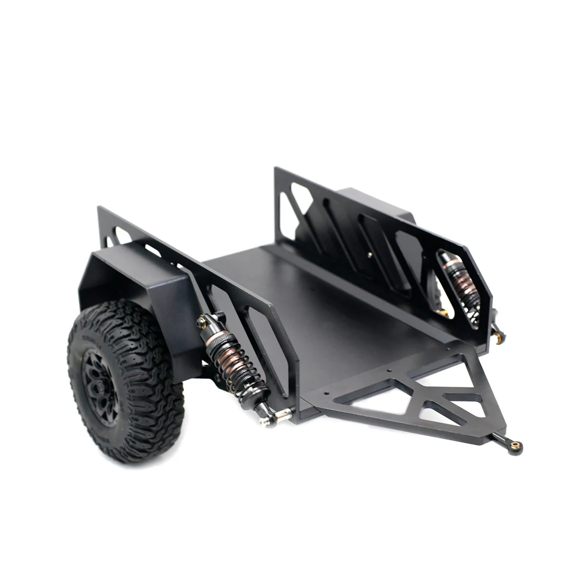 

1/10 Remote Control Model Climbing Car Modification Simulation Cnc Trailer D90 Scx10 Trx4 Metal Small Trailer Bucket