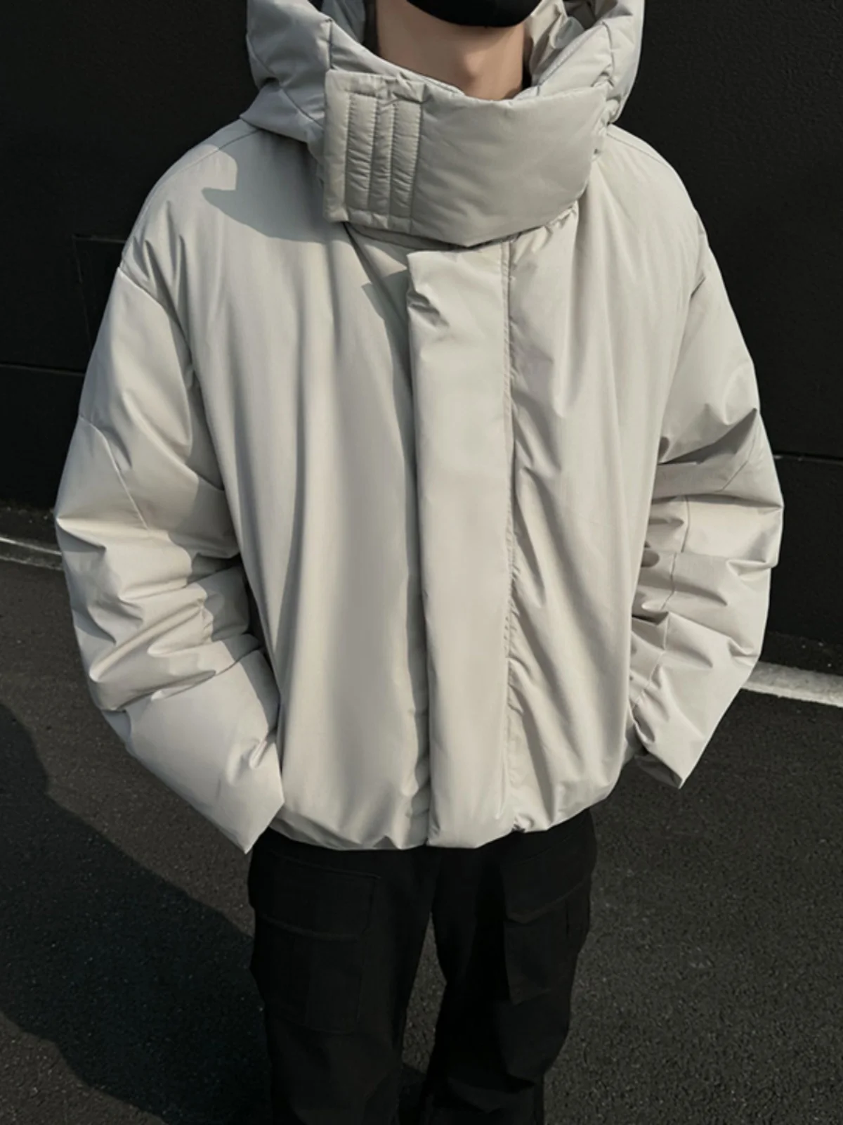 

Мужская легкая зимняя куртка-парка Cleanfit American Style из хлопка, теплая рабочая куртка с капюшоном и прямым низом