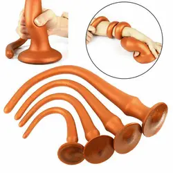 Super Long Realistic Soft Penis Cheap Small Anal Dildo Silicone Suction Cup Thick Dick Butt Plug Sex Toy Men Women Strapon Cock