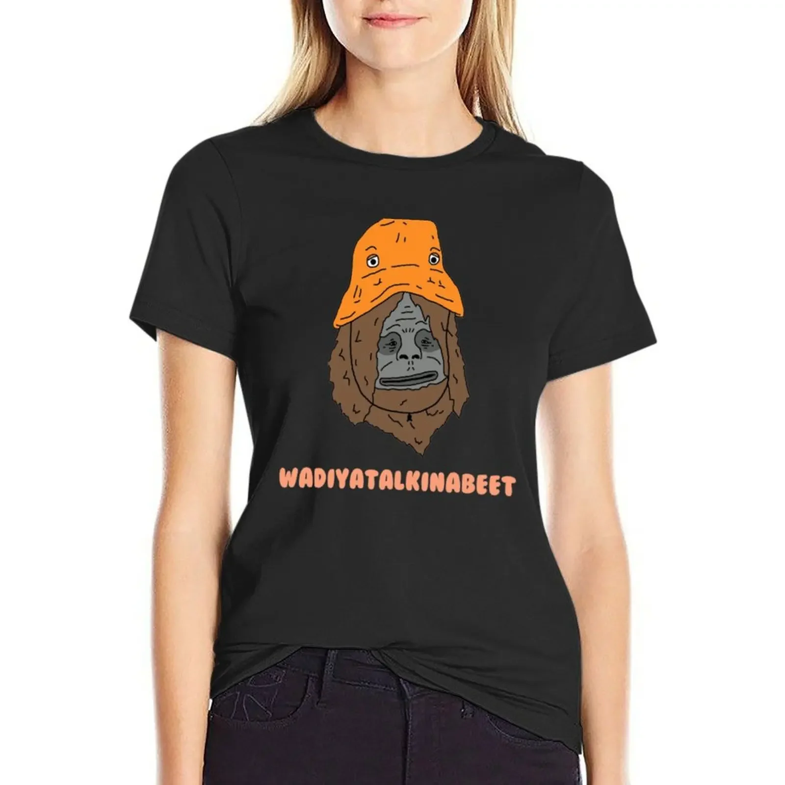 

Sassy the sasquatch, wadiyatalkingabeet T-Shirt sublime cute tops cute clothes plus size tops t-shirts for Women loose fit