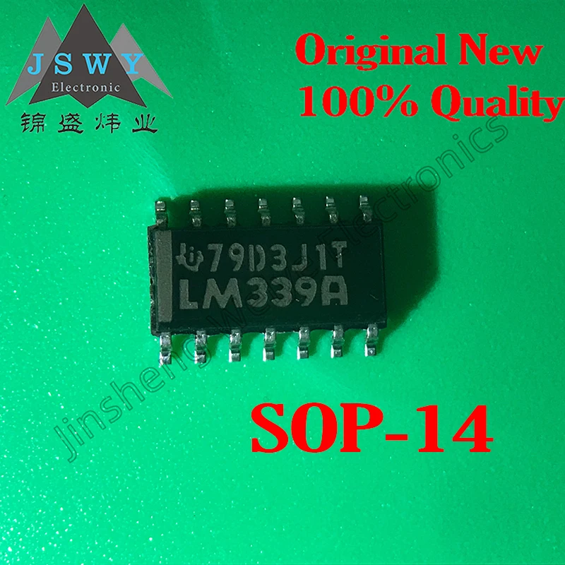 10~20PCS LM339ADR LM339AD LM339 Package SOP14 Linear Comparator 100% original stock free shipping