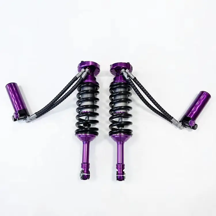 4x4 Off Road for Toyotas Hilux Revo  Double Hose Front3.0 Rear 2.5diameter  3'' Lift Kit Compression & Rebound Adjust