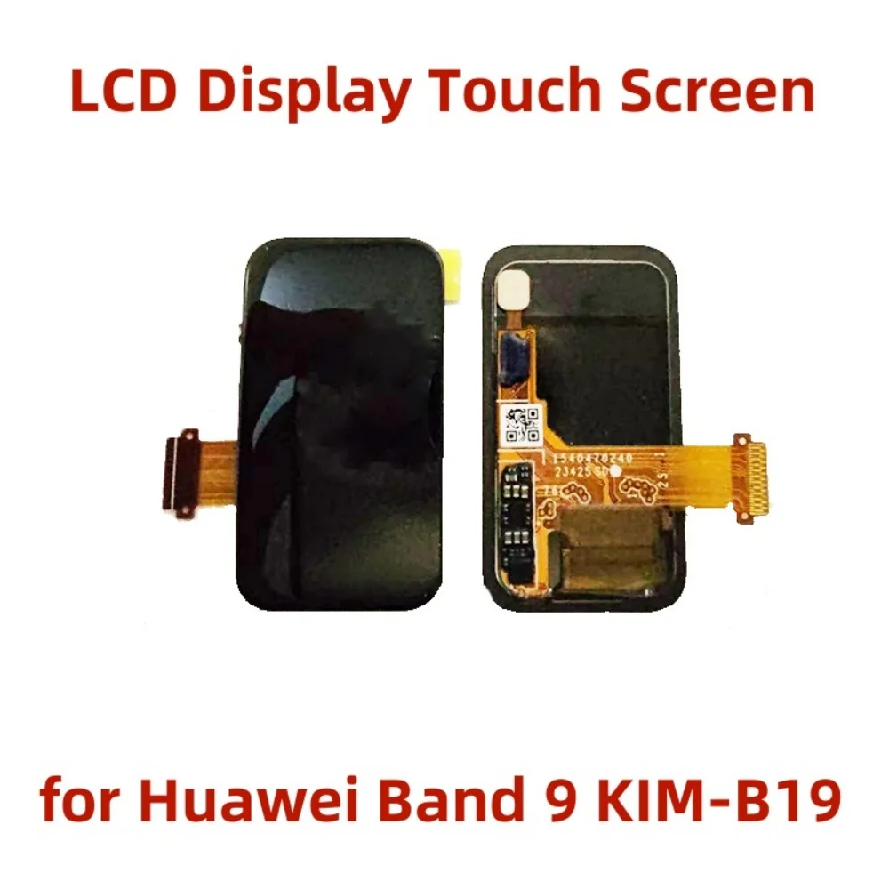 

ЖК-дисплей с сенсорным экраном для Huawei Band 9, ЖК-экран AMOLED KIM-B19 с дигитайзером, полная сборка, часы, замена запасной части