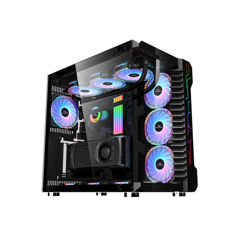 New Design ATX Gaming Chassis - Engineered for Performance Stunning Visuals with Tempered Glass