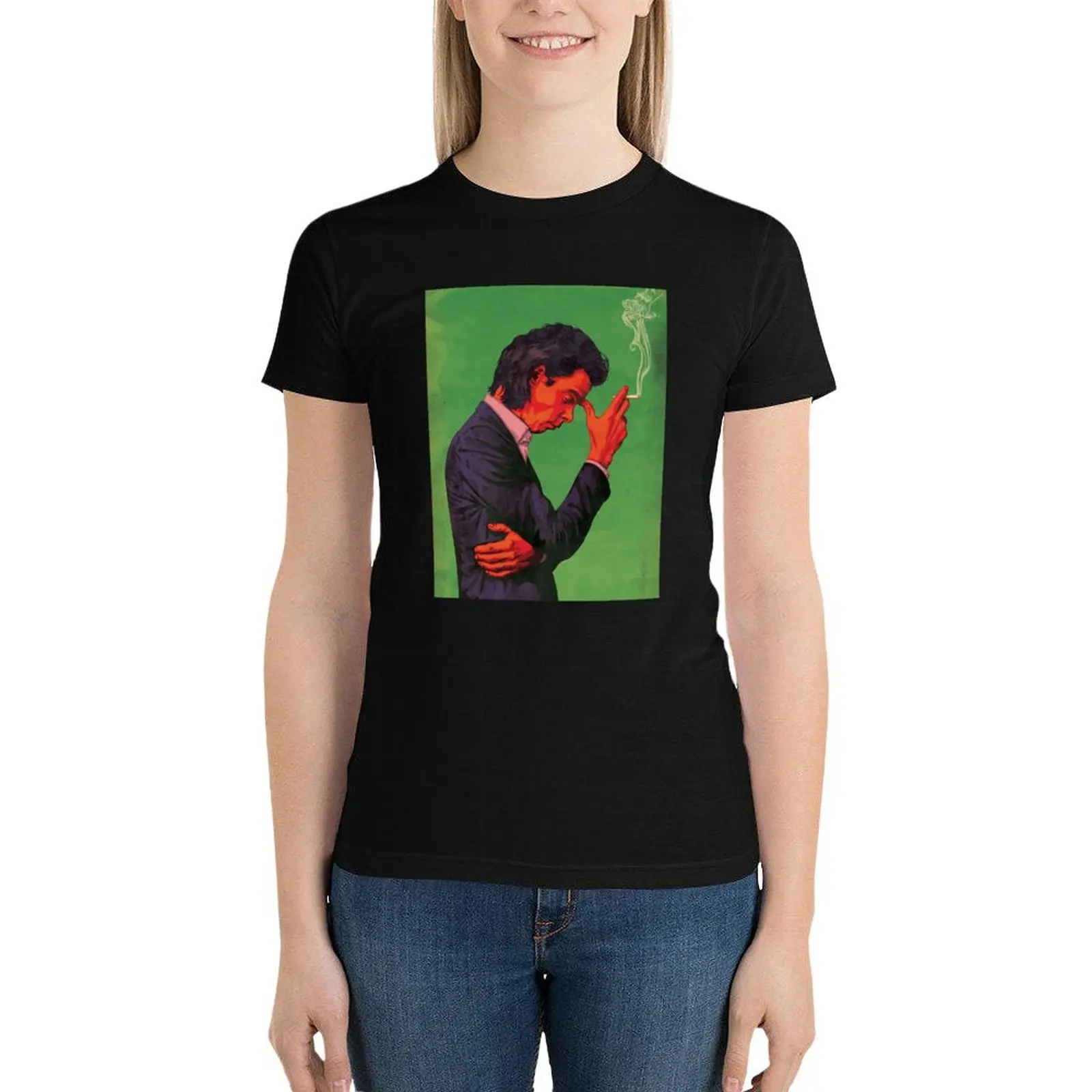 Nick Cave and the Bad Seeds T-Shirt graphics Short sleeve tee hippie clothes funny t-shirts for Women cotton