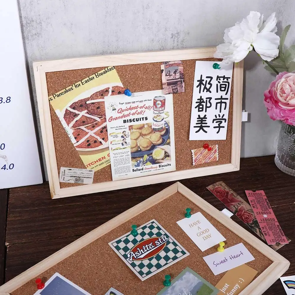 Home Notice Note Board Office Supplies School Jewelry Display Stand Photo Background Board Message Board Kit Memo Board Frame