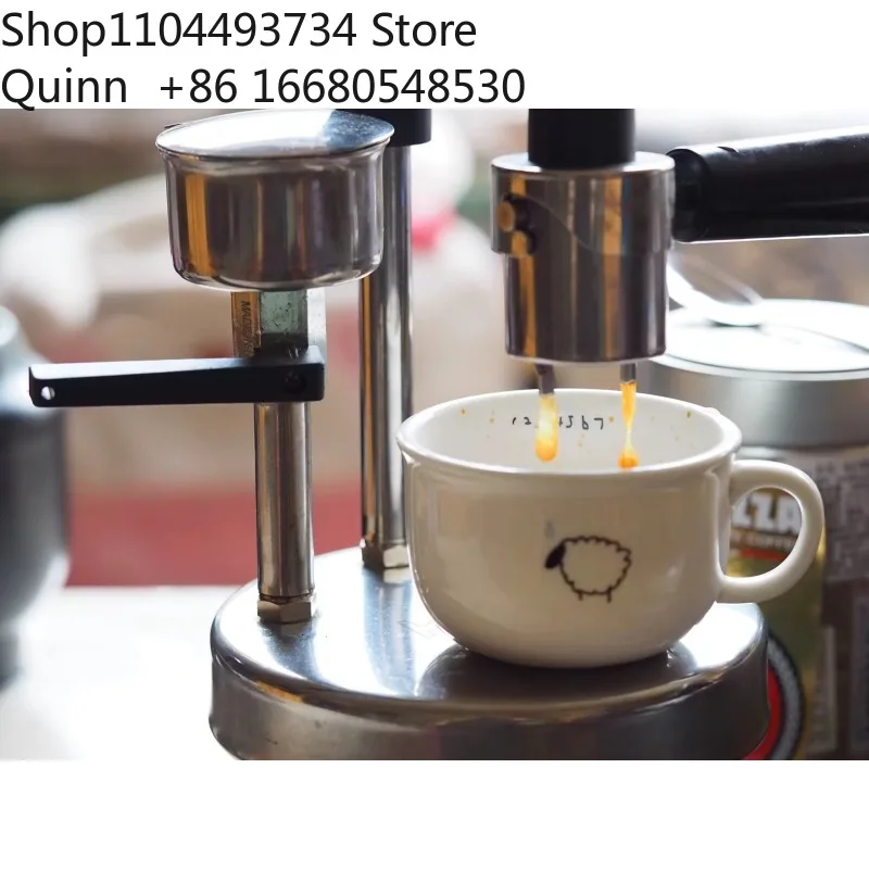 YTItalian Kamira Stainless Steel Moka Pot Motorized Coffee Maker for Outdoor Cooking for Home & Office Reflux Still Type