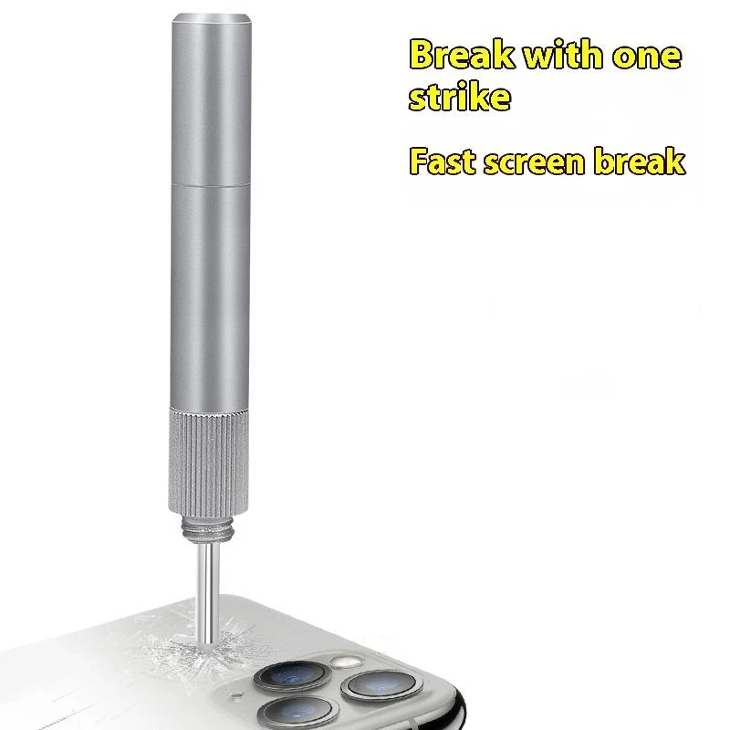 Blasting Pen Glass Breaking Pen For Phone Cell Phone Rear Housing Battery Glass Cover Breaker Automatic Center Punch