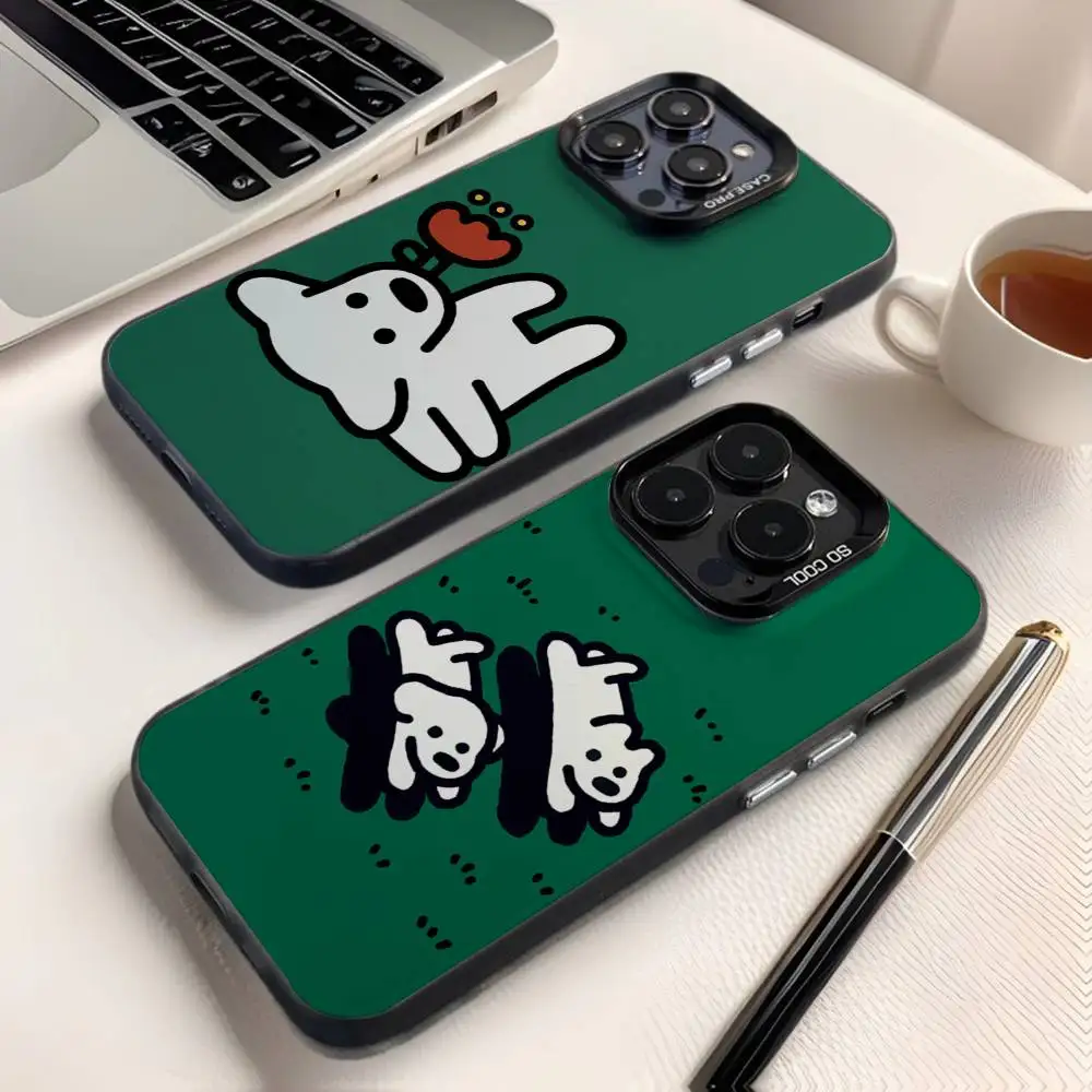 

Милый чехол для телефона Matsui Art для iPhone 16,15,14,13,12,11,8,7,Pro,Max,Plus,Mini,XS,SE Anti Fall Black Matte Hard