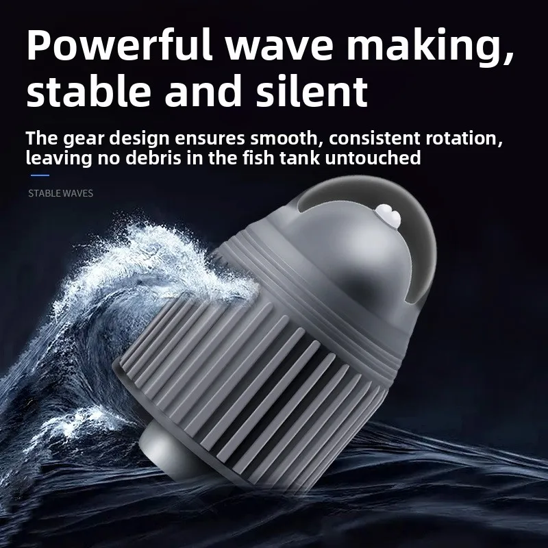 SYSENCIAGA Aquarium Duckbill Nozzle | 360° Auto-Rotating Water Outlet | Wave Maker & Oxygenation Spray Head for Fish Tank Pump