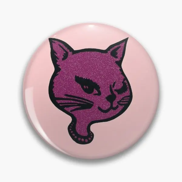 Winking Cat K  Soft Button Pin Jewelry Fashion Hat Lapel Pin Decor Cute Gift Lover Brooch Creative Funny Collar Cartoon Clothes