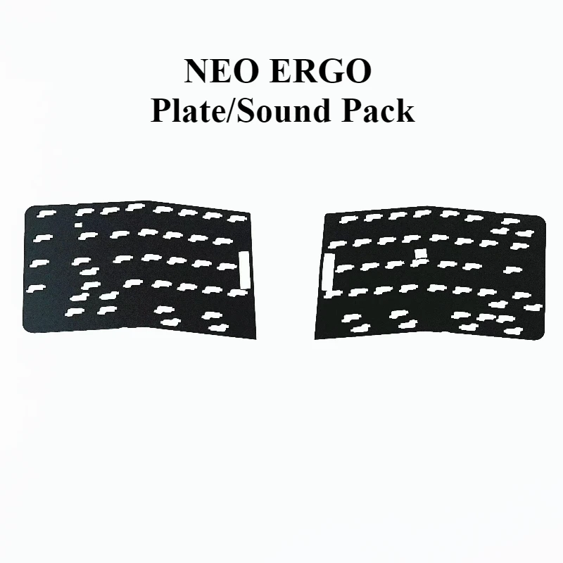 

Нео ERGO пластина/звуковой пакет для механической клавиатуры ПК POM пластина PORON PET сэндвич хлопковая пользовательская игровая клавиатура аксессуары DIY