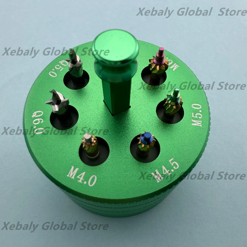 Dental Implant Bone Profiler Ridge Grinding Bur Surgical Instrument Contouring Drills Trimmer Collector Fine Storage kit
