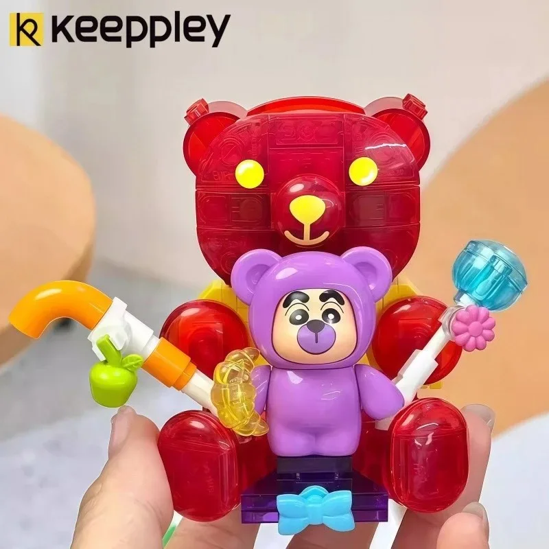 ชุดตัวต่อครายอนชินจัง ภูเขาจระเข้ ของเล่นอนิเมะ ของสะสมตั้งโต๊ะ ของตกแต่ง ของขวัญวันหยุดสำหรับเด็ก