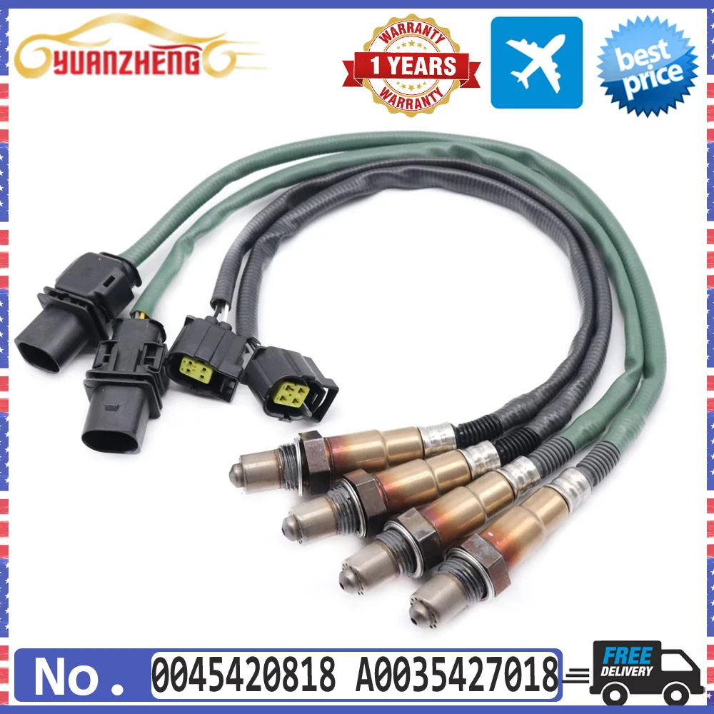 

NEW Upstream Downstream Air Fuel Ratio Lambda O2 Oxygen Sensor 0045420818 A0035427018 for Mercedes-Benz 08-13 3.5 4.7 5.5