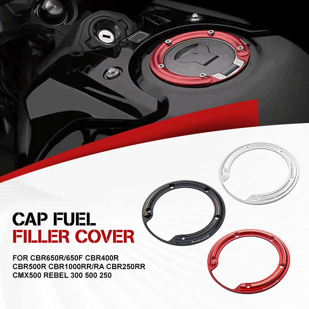 

For Honda For CBR650R/650F CBR400R CBR500R CBR1000RR/RA CBR250RR CMX500 Rebel 300 500 250 Oil Cap Fuel Filler Cover Protection
