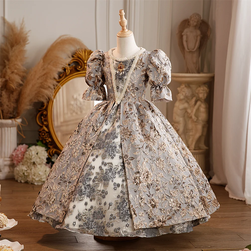 Children Victorian Rococo Baroque Historical Birthday Party Wedding Dress  18th Century Palace Princess Evening Dress Ball Gown - AliExpress 200000532