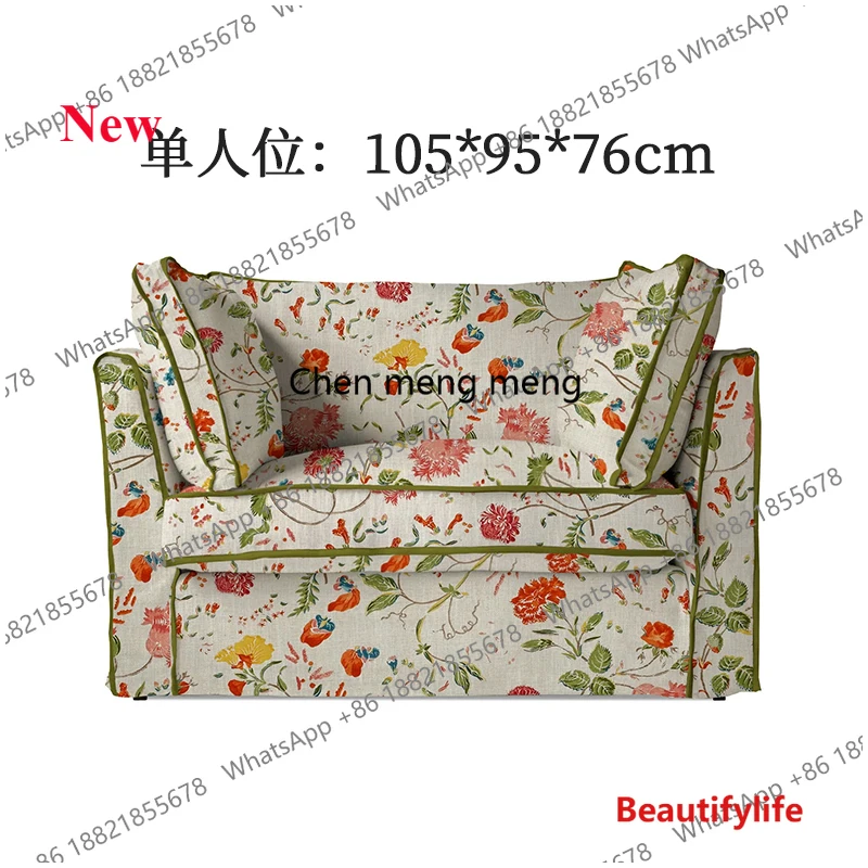 

a55 Relaxing Modern Sofa Straight Row Living Room Home Lounge 3-person Single Double Sofa Chair Straight Row Lazy Hotel Furnitur