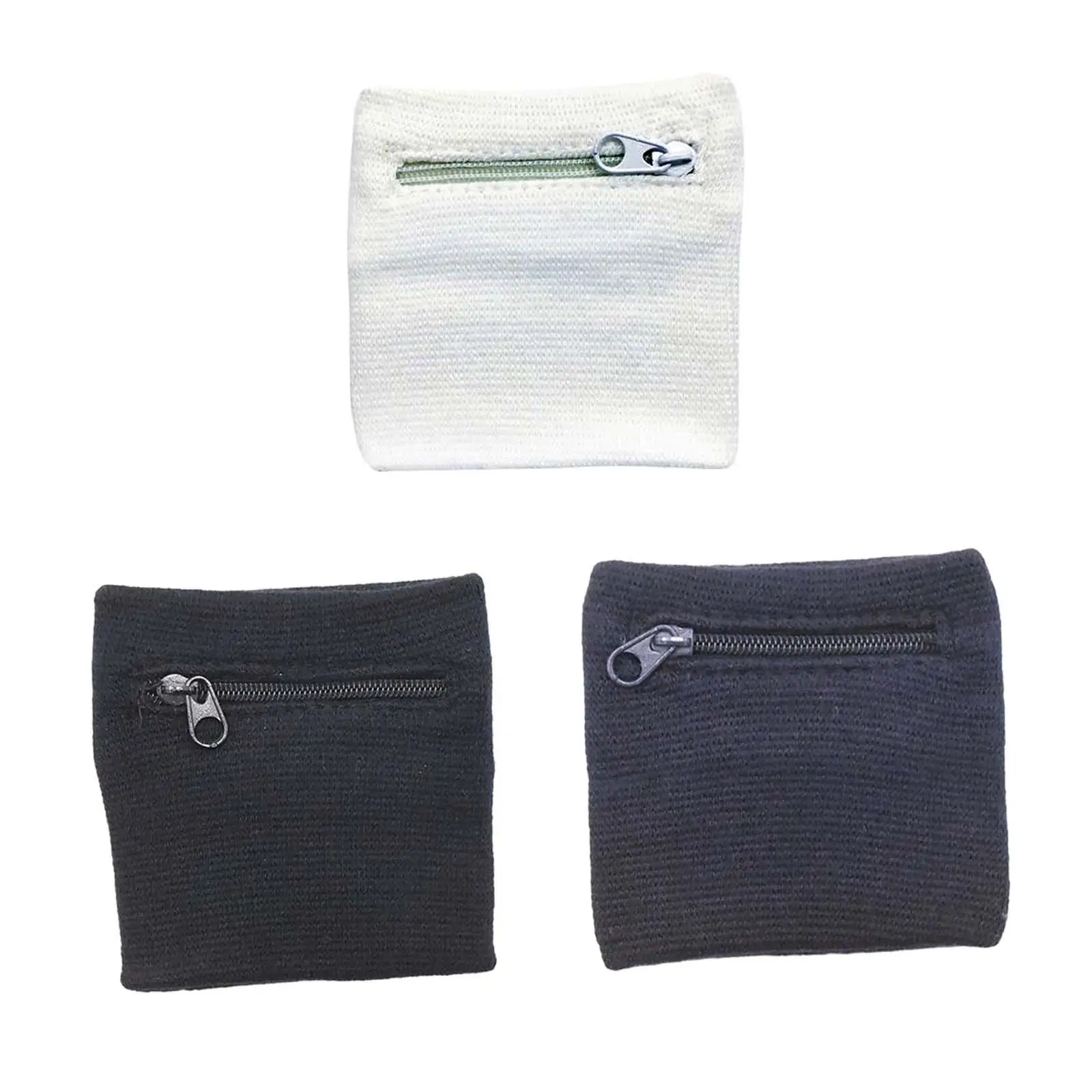Wrist Wallet Wristband with Zipper for Running Walking Basketball Tennis Hiking Workout and More