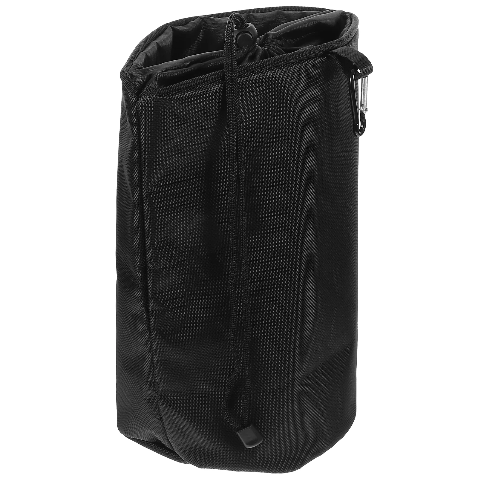 

Home Convenient Clothes Clip Belt Storage Hanging Bag Black Drawstring Clothespin Hook Bags Peg With Beam Port