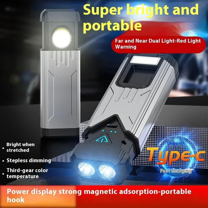 Lamp New Portable Light Portable Emergency Lighting Work Lighting Outdoor Multifunctional Survival Alarm Led Strong Light