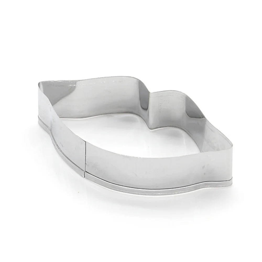 3pcs Set Sexy Lip Designed Wedding Cookie Cutter Mold Stainless Steel Lips Biscuit DIY Valentine\'s Day Chocolate Baking Tool
