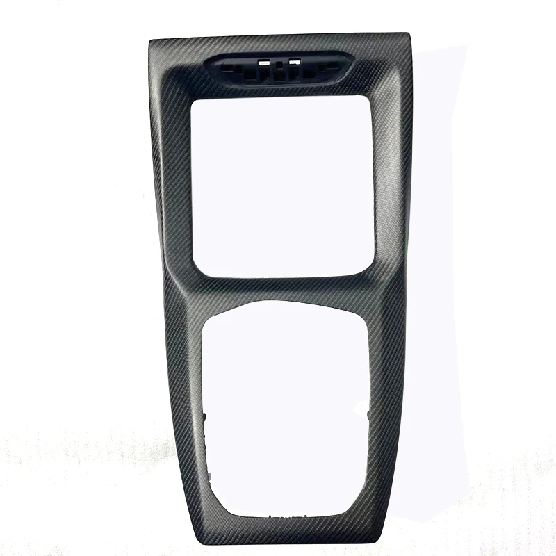 

Matte black Carbon fiber Central control gear shift decorative panel Automotive interior For X3 G01 X4 G02 F97 X3M F98 X4M